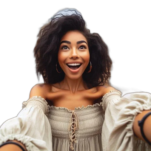 hair, face, crown, jewelry transparent PNG cut-out