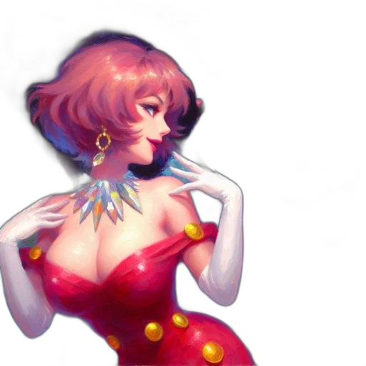 dress, jewelry, crown, concept art transparent PNG cut-out