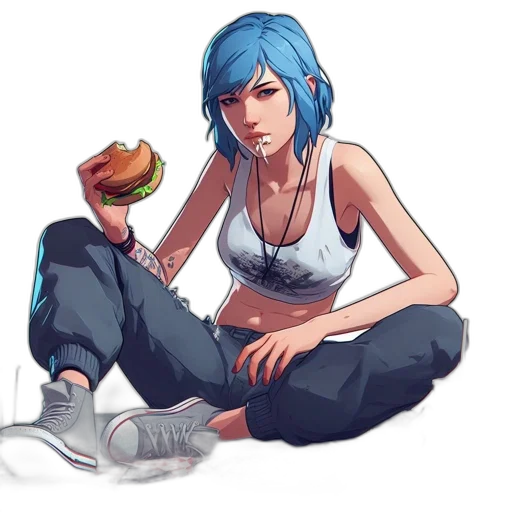food, concept art, pixel art, anime transparent PNG cut-out
