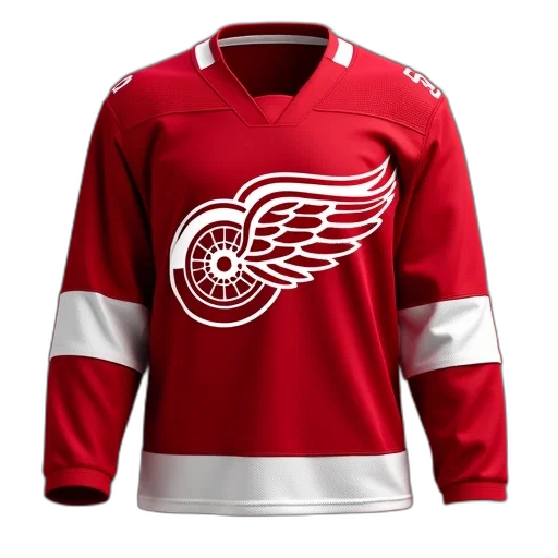 jacket, image, detroit, red transparent PNG cut-out