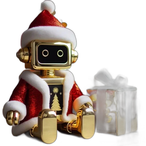robot, 3d render, concept art, dressed transparent PNG cut-out
