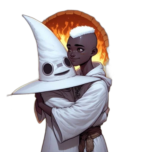 staff, mask, hat, sword transparent PNG cut-out