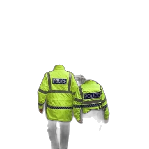 jacket, staff, two, police transparent PNG cut-out