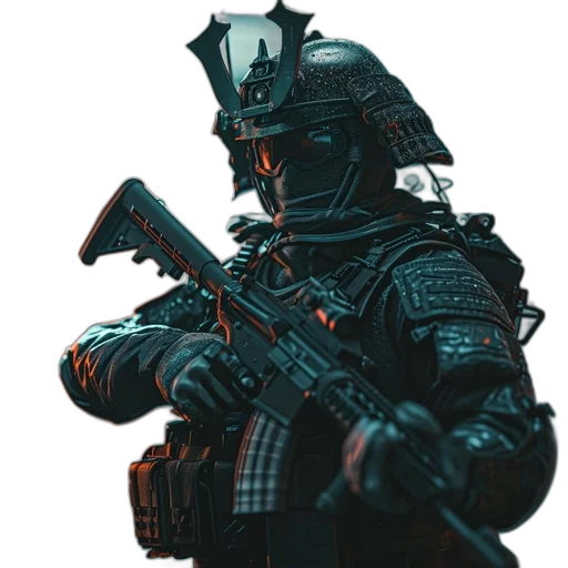 weapon, mask, robot, staff transparent PNG cut-out