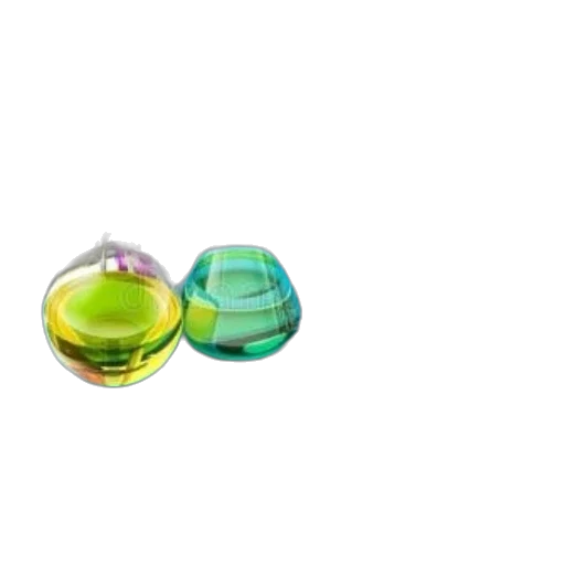 jewelry, bottle, 3d render, green transparent PNG cut-out