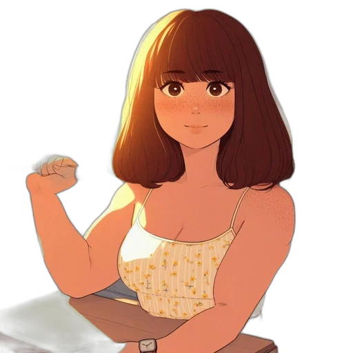 dress, hair, jewelry, robot transparent PNG cut-out