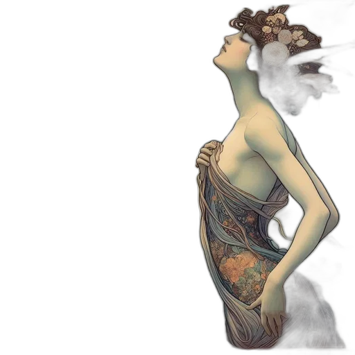 dress, jewelry, concept art, fantasy art transparent PNG cut-out