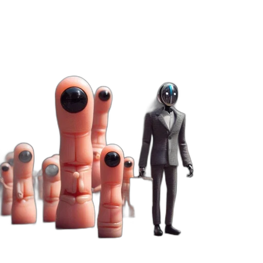 robot, staff, mask, concept art transparent PNG cut-out