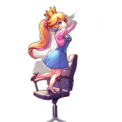staff, crown, dress, furniture transparent PNG cut-out