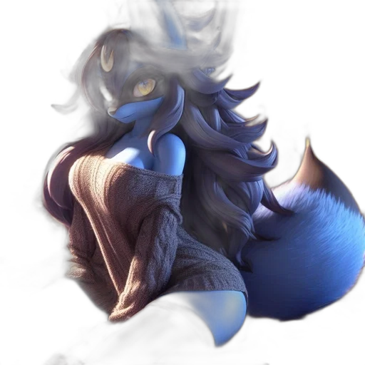 dragon, mask, creature, hair transparent PNG cut-out