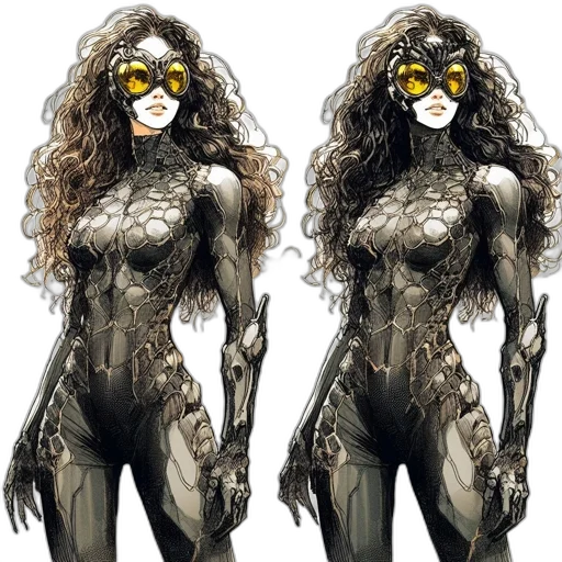 mask, concept art, comic book art, 3d render transparent PNG cut-out