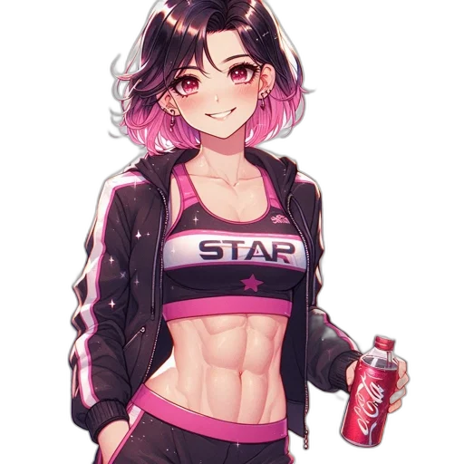 jacket, staff, bottle, weapon transparent PNG cut-out