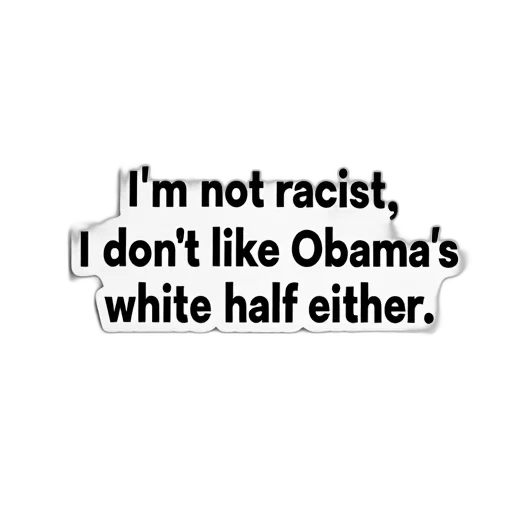 white, sticker, black, text transparent PNG cut-out