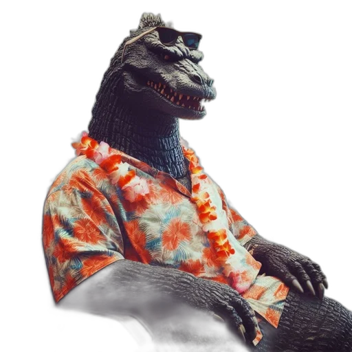 animal, creature, dragon, jacket transparent PNG cut-out