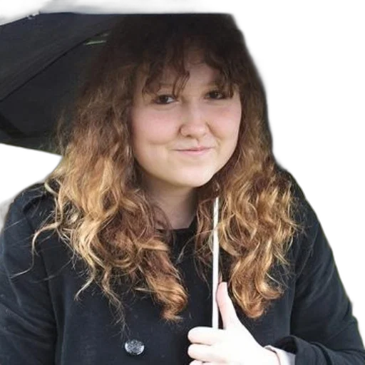 umbrella, hat, jacket, staff transparent PNG cut-out