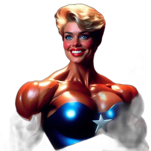 comic book art, concept art, photorealistic, 3d render transparent PNG cut-out