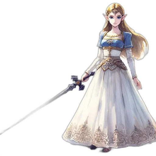 sword, weapon, dress, staff transparent PNG cut-out