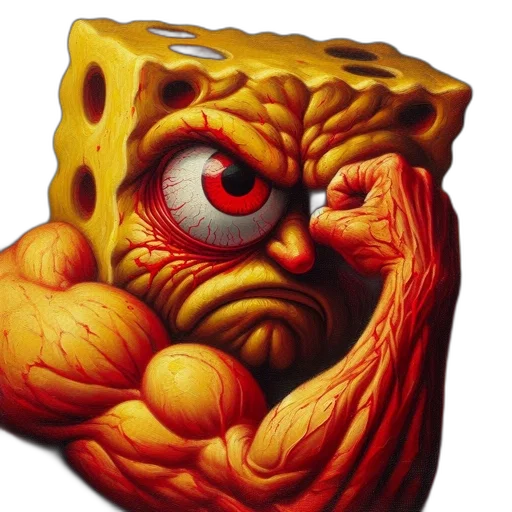 face, food, mask, creature transparent PNG cut-out
