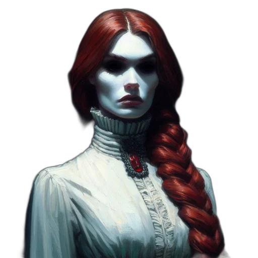 face, staff, dress, hair transparent PNG cut-out