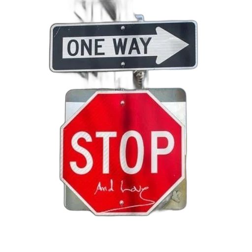 3d render, stop, sign, word transparent PNG cut-out