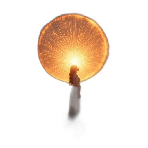 umbrella, hat, staff, flower transparent PNG cut-out