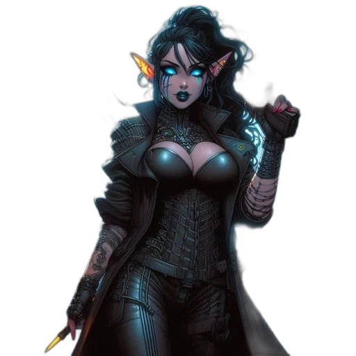staff, fantasy art, concept art, comic book art transparent PNG cut-out