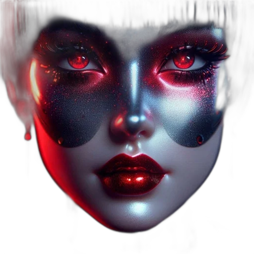 mask, face, crown, robot transparent PNG cut-out