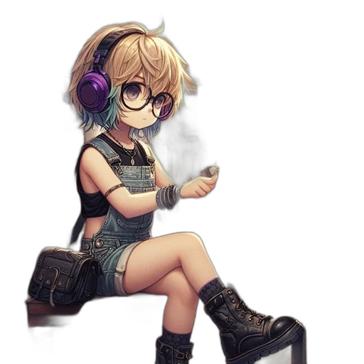weapon, robot, staff, dress transparent PNG cut-out