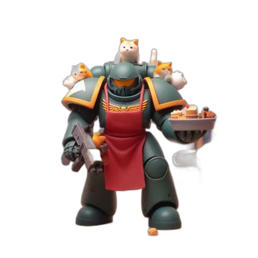 robot, food, weapon, staff transparent PNG cut-out