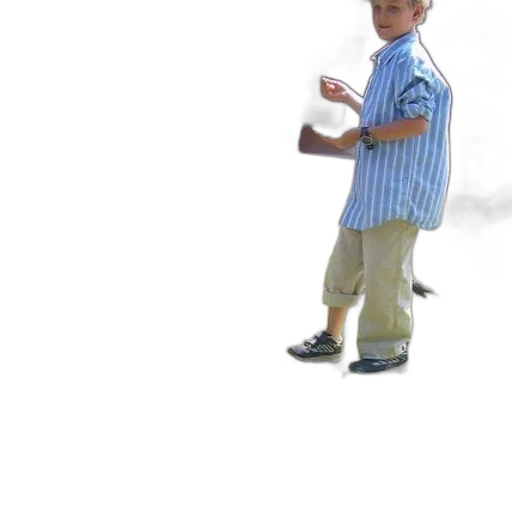 staff, shoes, creature, jacket transparent PNG cut-out