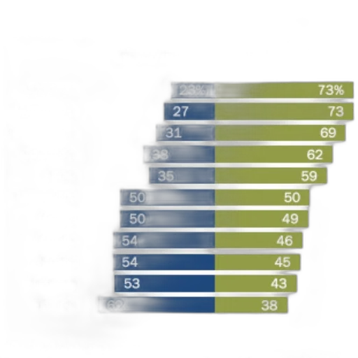 chart, shows, percentage, people transparent PNG cut-out