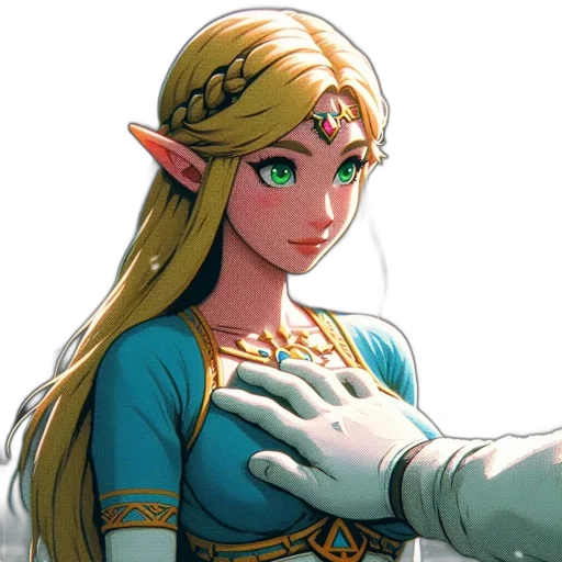 crown, face, dress, staff transparent PNG cut-out