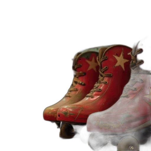 shoes, weapon, dragon, 3d render transparent PNG cut-out