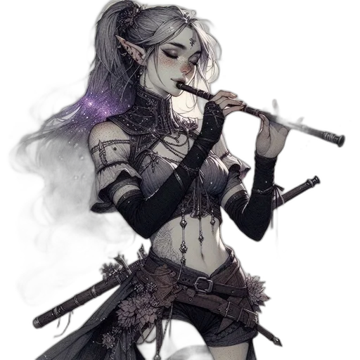 weapon, staff, sword, fantasy art transparent PNG cut-out