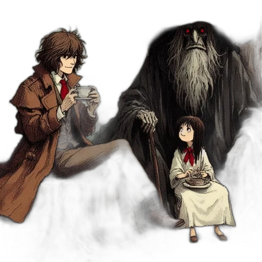 concept art, comic book art, fantasy art, anime transparent PNG cut-out