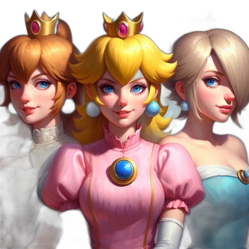 crown, concept art, fantasy art, 3d render transparent PNG cut-out