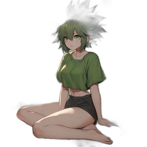 creature, staff, dress, jacket transparent PNG cut-out