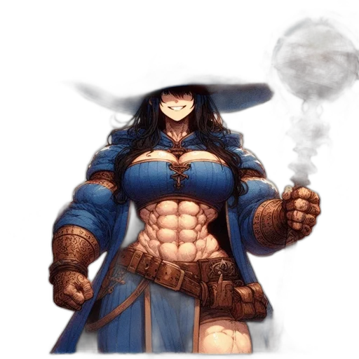 staff, sword, weapon, hat transparent PNG cut-out