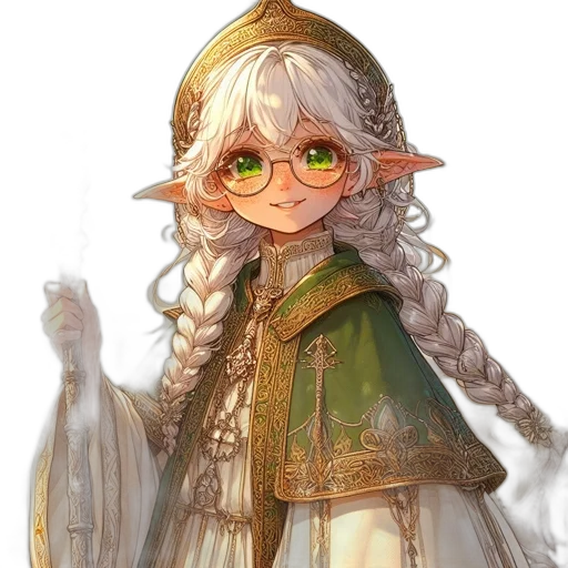 staff, dragon, crown, dress transparent PNG cut-out