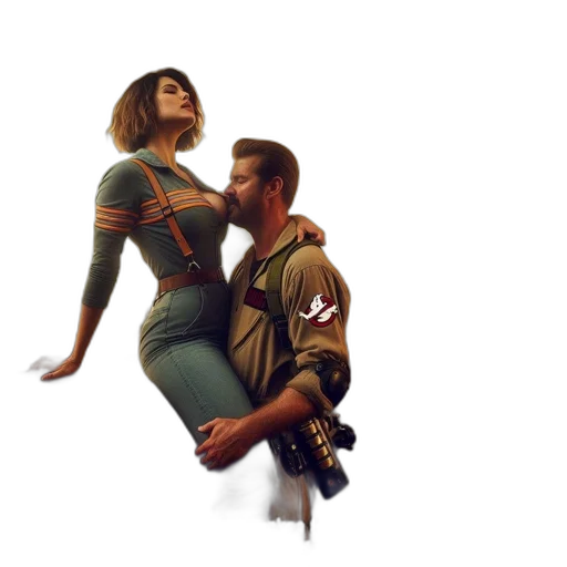 jacket, dress, weapon, concept art transparent PNG cut-out