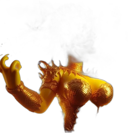 dragon, creature, hair, animal transparent PNG cut-out