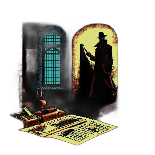 concept art, comic book art, pixel art, fantasy art transparent PNG cut-out