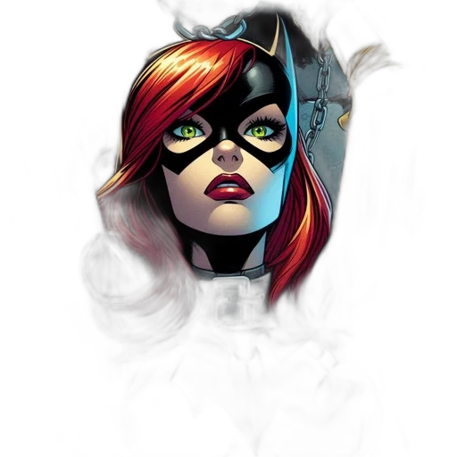mask, comic book art, concept art, fantasy art transparent PNG cut-out