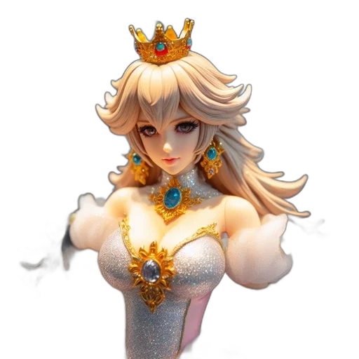 crown, jewelry, dress, staff transparent PNG cut-out