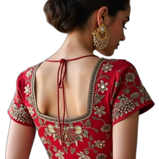 dress, jewelry, photorealistic, red transparent PNG cut-out
