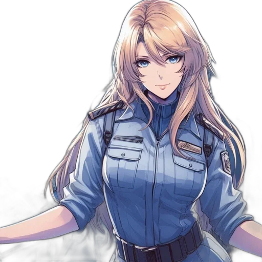 staff, jacket, dress, face transparent PNG cut-out