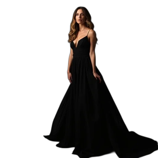 dress, photorealistic, dark, jennifer transparent PNG cut-out