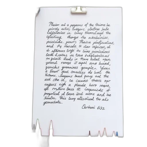 white, paper, black, text transparent PNG cut-out