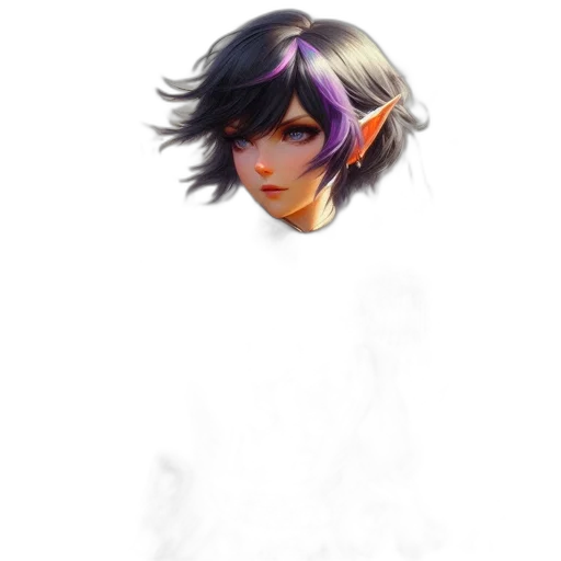 face, staff, mask, hair transparent PNG cut-out