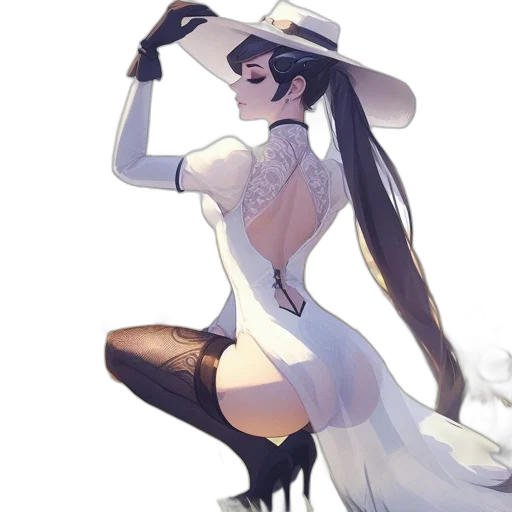 hat, dress, staff, mask transparent PNG cut-out
